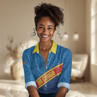 DR Congo Basketball Custom Women Casual Shirt 2026 Go Leopards