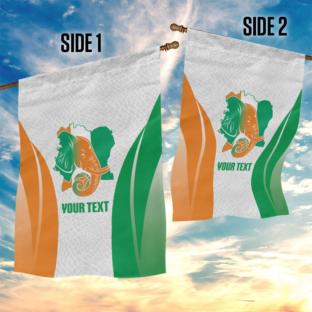 Ivory Coast Basketball Custom Garden Flag 2026 Allez Les Elephants
