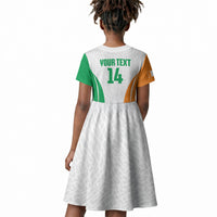 Ivory Coast Basketball Custom Kid Short Sleeve Dress 2026 Allez Les Elephants