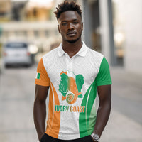 Ivory Coast Basketball Custom Polo Shirt 2026 Allez Les Elephants