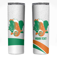 Ivory Coast Basketball Custom Skinny Tumbler 2026 Allez Les Elephants
