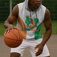 Ivory Coast Basketball Custom Sleeveless Hoodie 2026 Allez Les Elephants