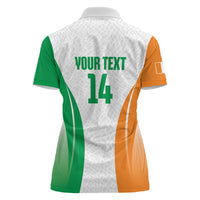 Ivory Coast Basketball Custom Women Polo Shirt 2026 Allez Les Elephants
