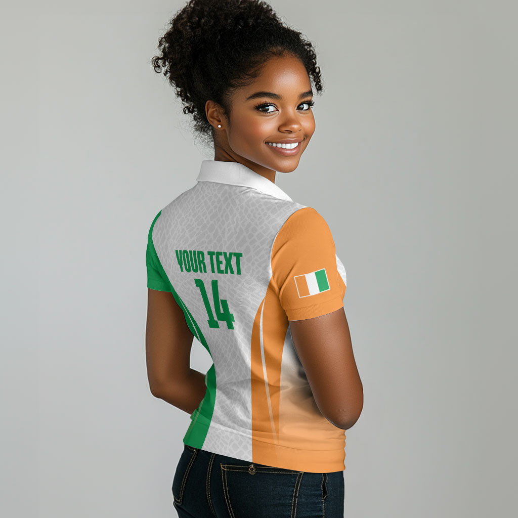 Ivory Coast Basketball Custom Women Polo Shirt 2026 Allez Les Elephants