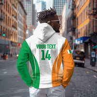 Ivory Coast Basketball Custom Zip Hoodie 2026 Allez Les Elephants
