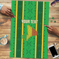 Mali Basketball Custom Puzzle Mud Cloth Bogolan Pattern