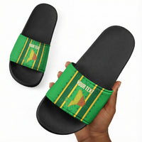Mali Basketball Custom Slide Sandals Mud Cloth Bogolan Pattern