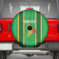 Mali Basketball Custom Spare Tire Cover Mud Cloth Bogolan Pattern