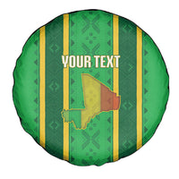 Mali Basketball Custom Spare Tire Cover Mud Cloth Bogolan Pattern