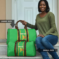 Mali Basketball Custom Travel Bag Mud Cloth Bogolan Pattern