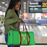 Mali Basketball Custom Travel Bag Mud Cloth Bogolan Pattern