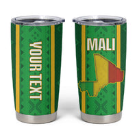 Mali Basketball Custom Tumbler Cup Mud Cloth Bogolan Pattern