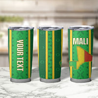 Mali Basketball Custom Tumbler Cup Mud Cloth Bogolan Pattern