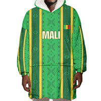 Mali Basketball Custom Wearable Blanket Hoodie Mud Cloth Bogolan Pattern