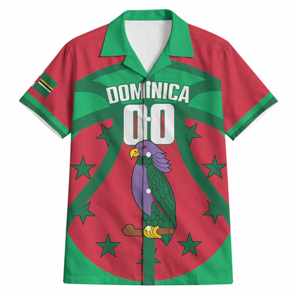 Dominica Basketball Custom Hawaiian Shirt Sisserou Parrot Sporty Style