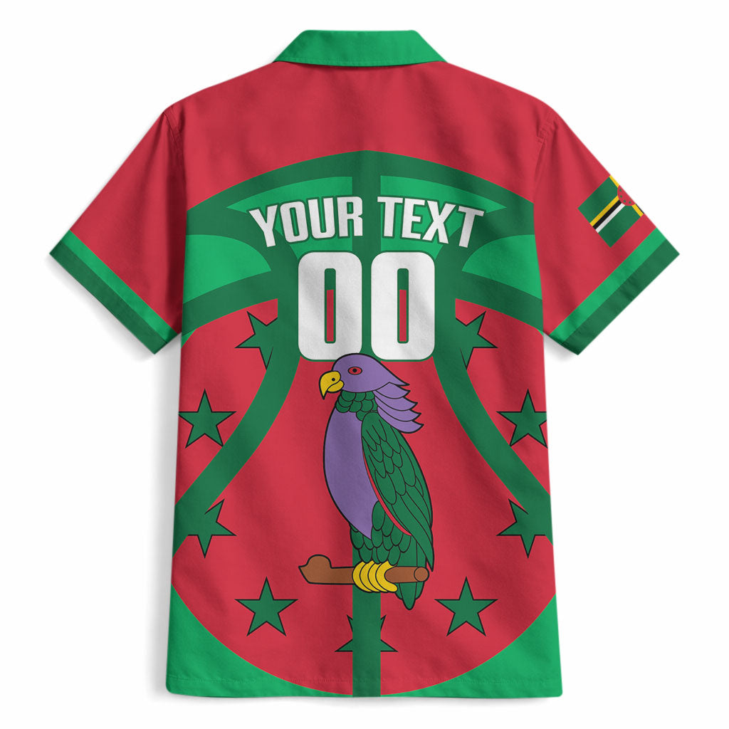Dominica Basketball Custom Hawaiian Shirt Sisserou Parrot Sporty Style