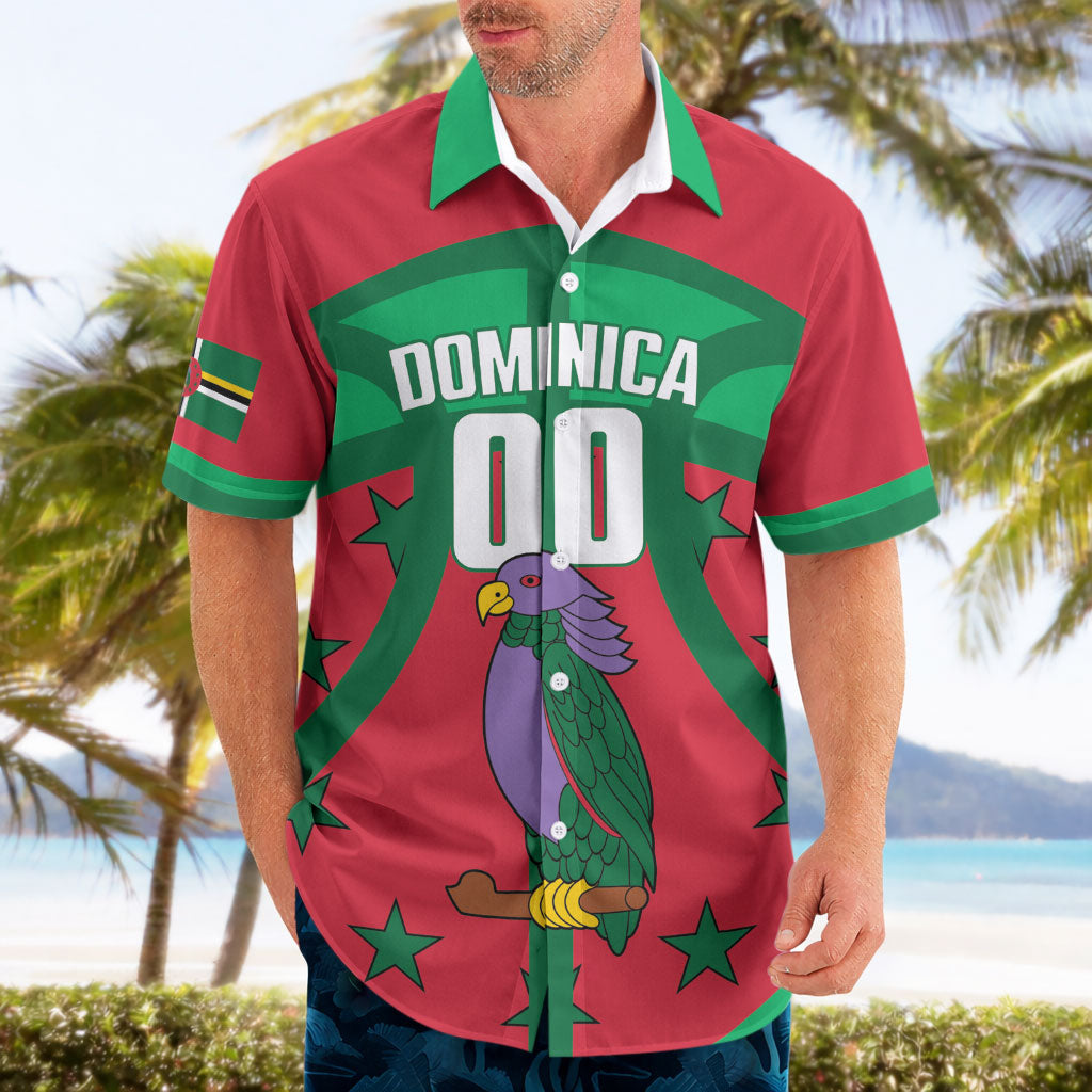 Dominica Basketball Custom Hawaiian Shirt Sisserou Parrot Sporty Style