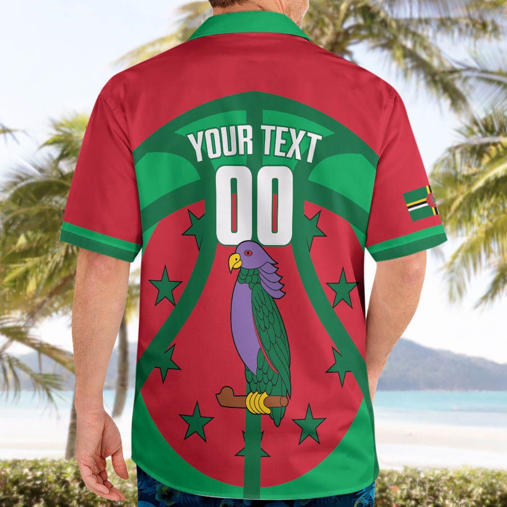 Dominica Basketball Custom Hawaiian Shirt Sisserou Parrot Sporty Style