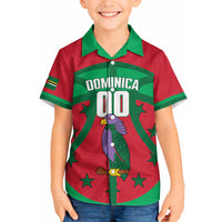 Dominica Basketball Custom Hawaiian Shirt Sisserou Parrot Sporty Style