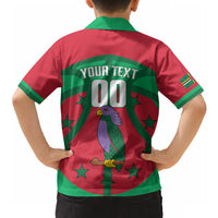 Dominica Basketball Custom Hawaiian Shirt Sisserou Parrot Sporty Style