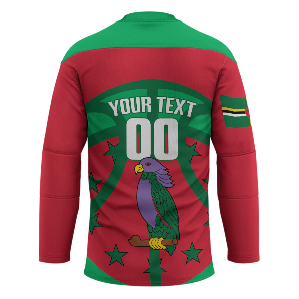 Dominica Basketball Custom Hockey Jersey Sisserou Parrot Sporty Style