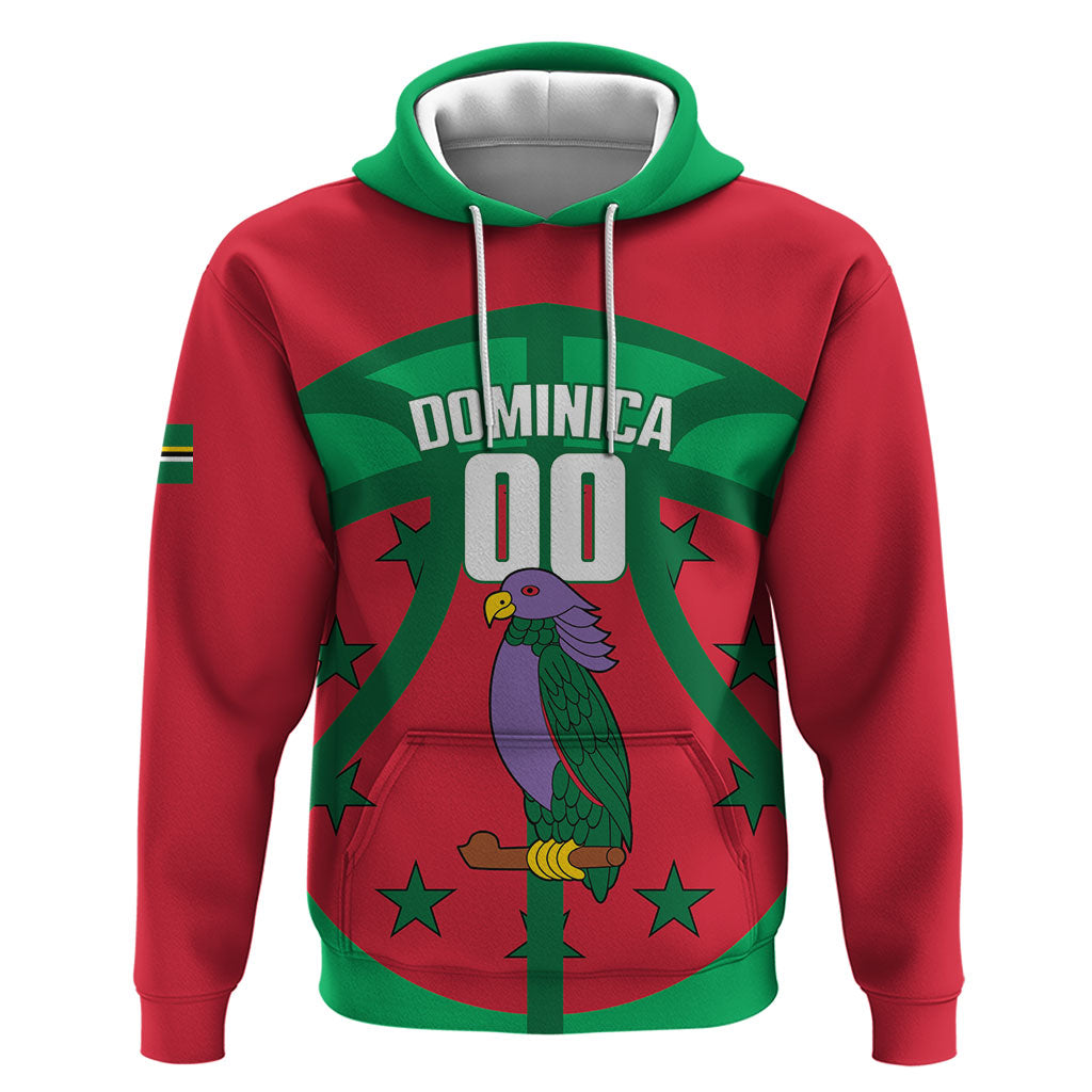 Dominica Basketball Custom Hoodie Sisserou Parrot Sporty Style