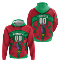 Dominica Basketball Custom Hoodie Sisserou Parrot Sporty Style