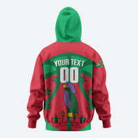 Dominica Basketball Custom Hoodie Sisserou Parrot Sporty Style