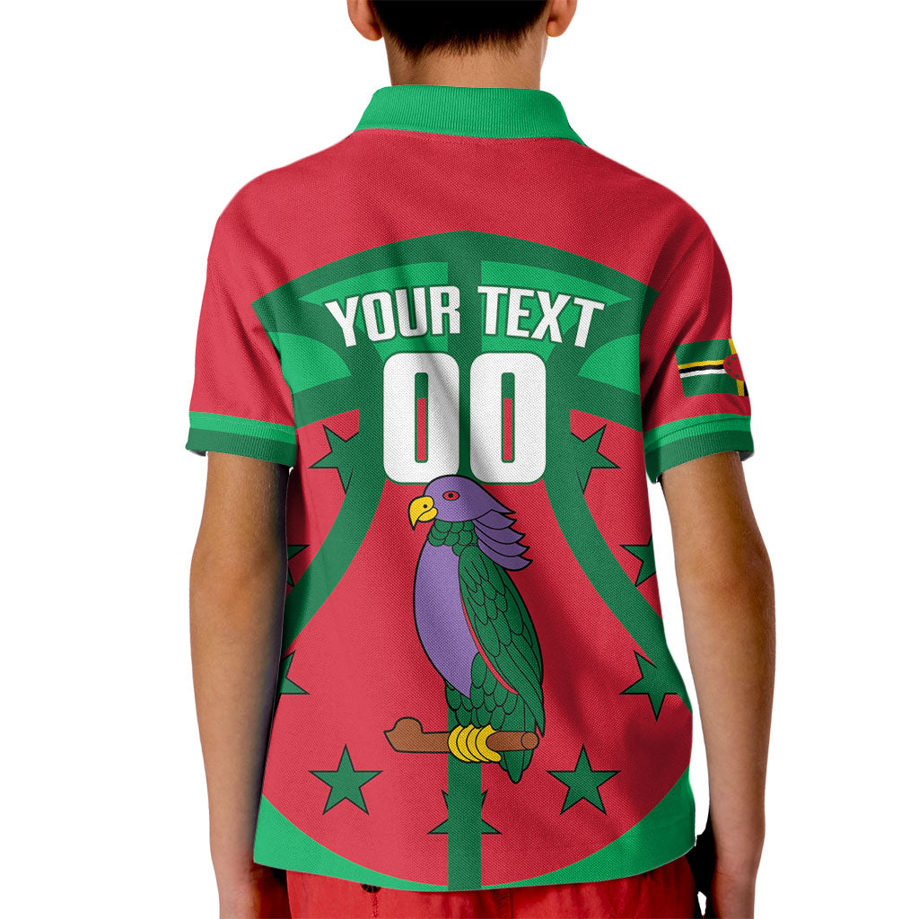 Dominica Basketball Custom Kid Polo Shirt Sisserou Parrot Sporty Style