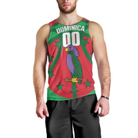 Dominica Basketball Custom Men Tank Top Sisserou Parrot Sporty Style