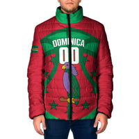 Dominica Basketball Custom Padded Jacket Sisserou Parrot Sporty Style
