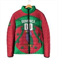 Dominica Basketball Custom Padded Jacket Sisserou Parrot Sporty Style
