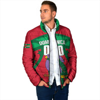 Dominica Basketball Custom Padded Jacket Sisserou Parrot Sporty Style