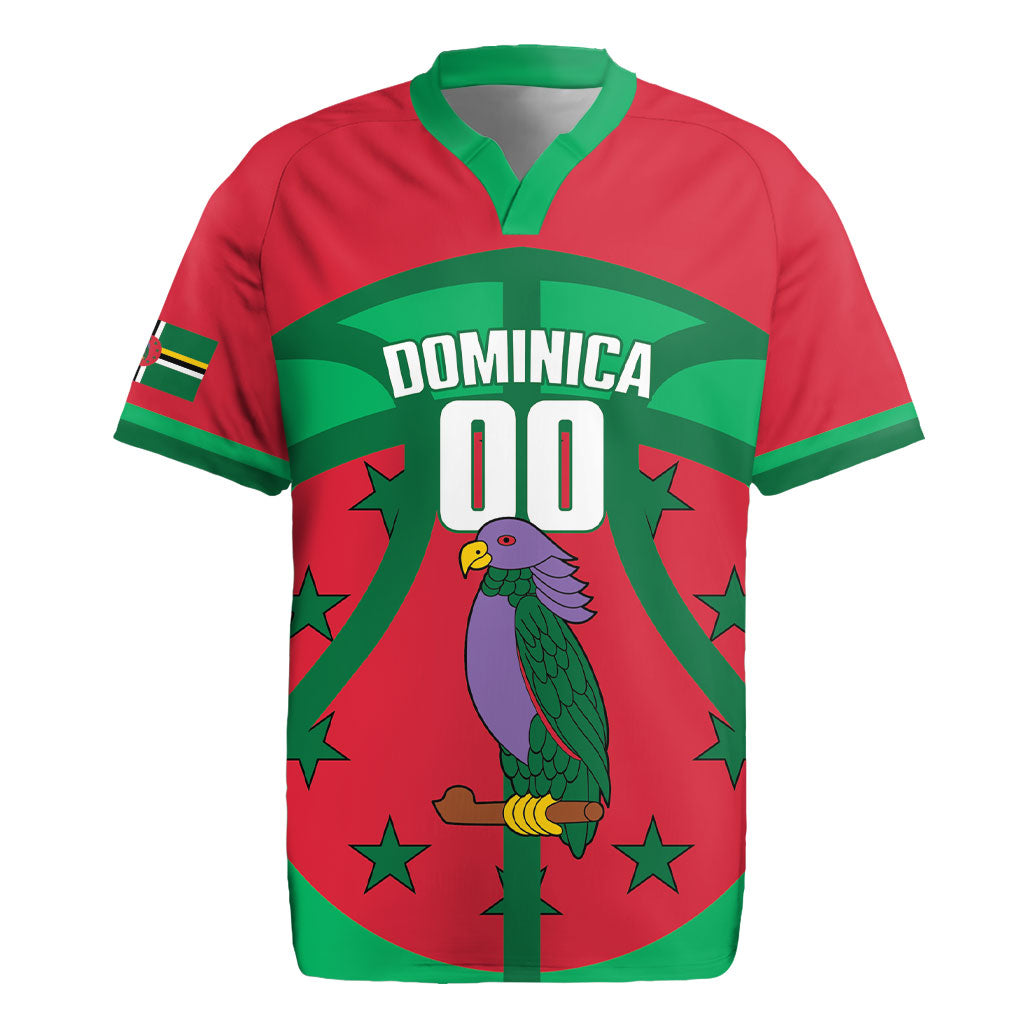 Dominica Basketball Custom Rugby Jersey Sisserou Parrot Sporty Style
