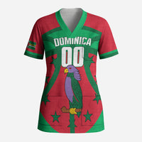 Dominica Basketball Custom Scrub Top Sisserou Parrot Sporty Style