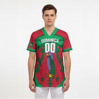 Dominica Basketball Custom Scrub Top Sisserou Parrot Sporty Style