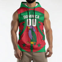 Dominica Basketball Custom Sleeveless Hoodie Sisserou Parrot Sporty Style