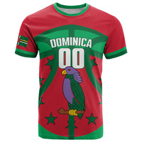 Dominica Basketball Custom T Shirt Sisserou Parrot Sporty Style