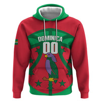 Dominica Basketball Custom Zip Hoodie Sisserou Parrot Sporty Style