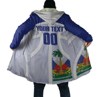 Haiti Basketball Custom Cloak Ayiti Coat Of Arms White Sporty Style