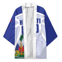 Haiti Basketball Custom Kimono Ayiti Coat Of Arms White Sporty Style