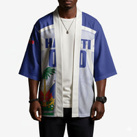 Haiti Basketball Custom Kimono Ayiti Coat Of Arms White Sporty Style