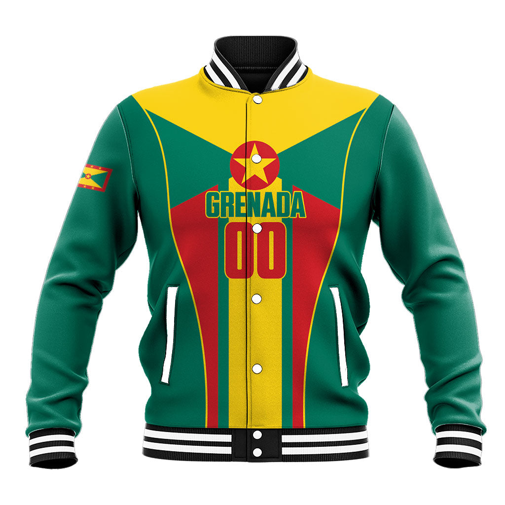 Grenada Basketball Custom Baseball Jacket Go Island of Spice