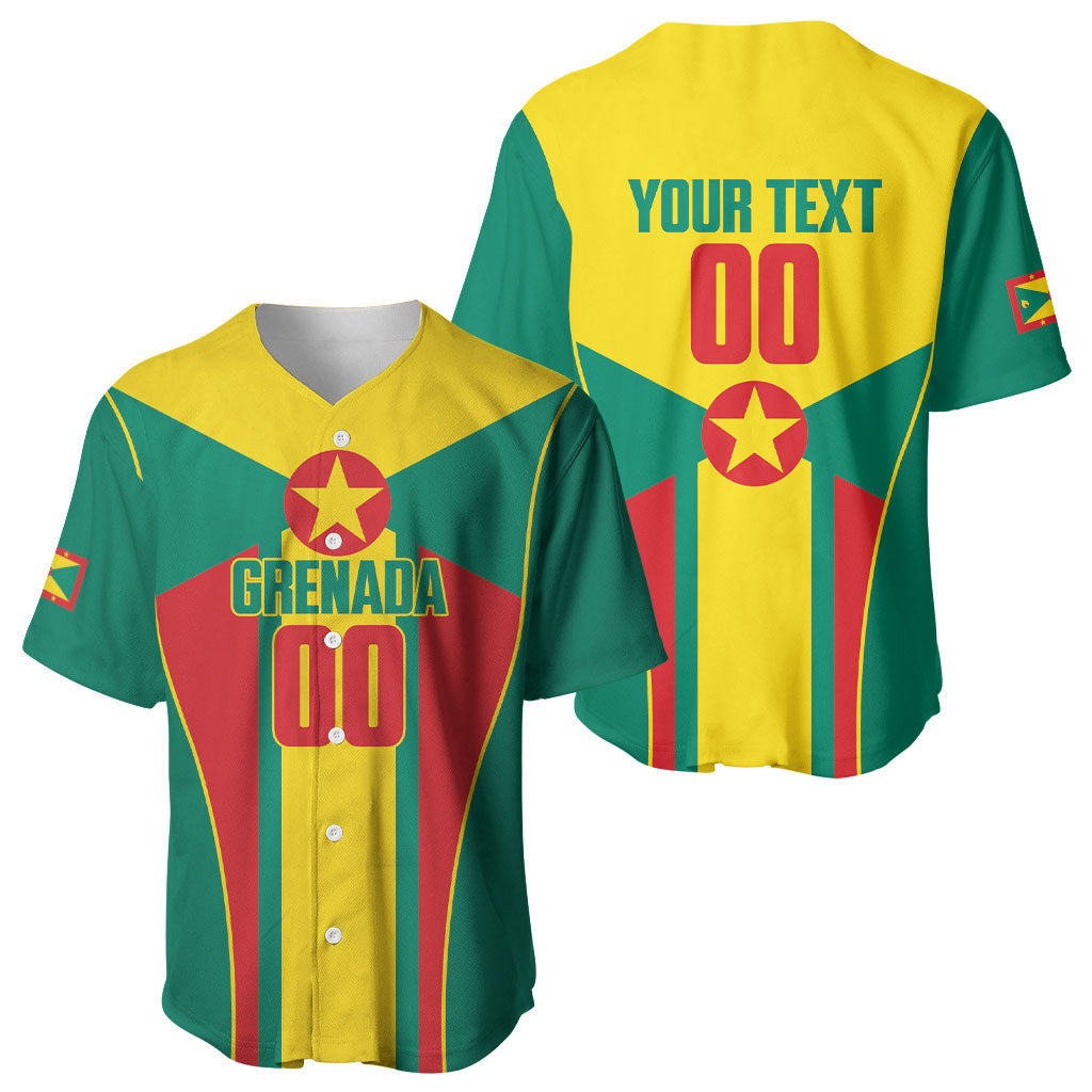 Grenada Basketball Custom Baseball Jersey Go Island of Spice