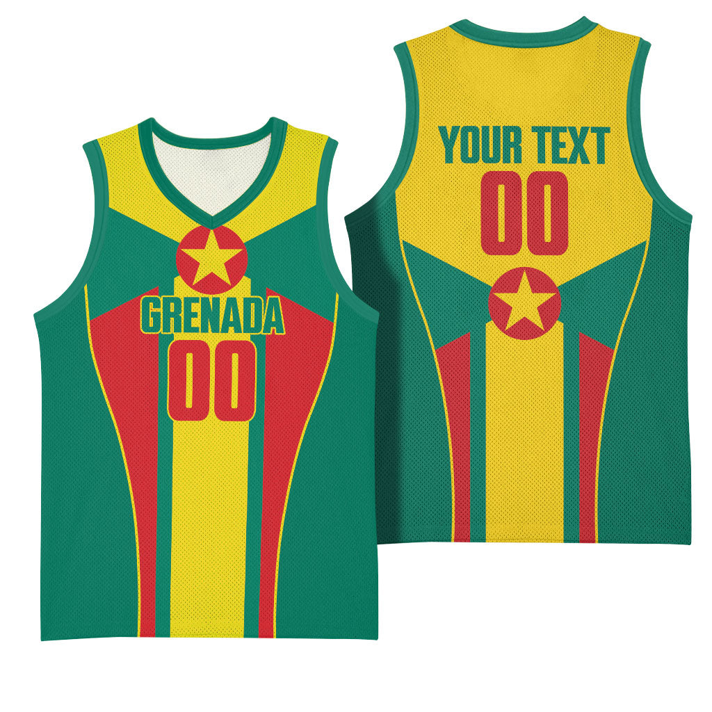 Grenada Basketball Custom Basketball Jersey Go Island of Spice