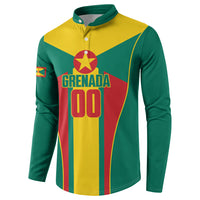 Grenada Basketball Custom Button Sweatshirt Go Island of Spice