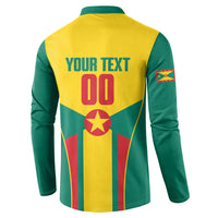Grenada Basketball Custom Button Sweatshirt Go Island of Spice
