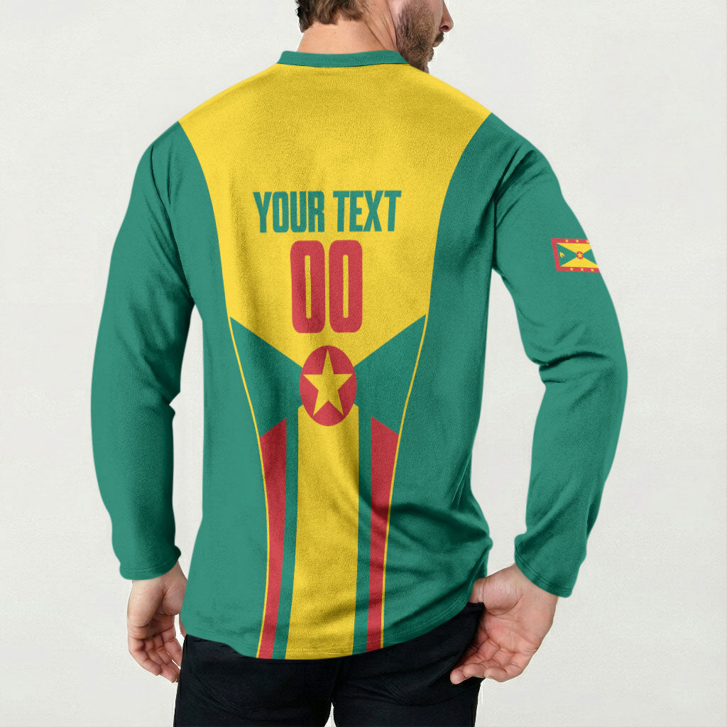 Grenada Basketball Custom Button Sweatshirt Go Island of Spice