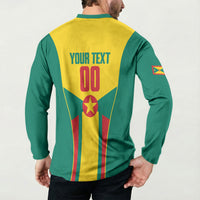 Grenada Basketball Custom Button Sweatshirt Go Island of Spice