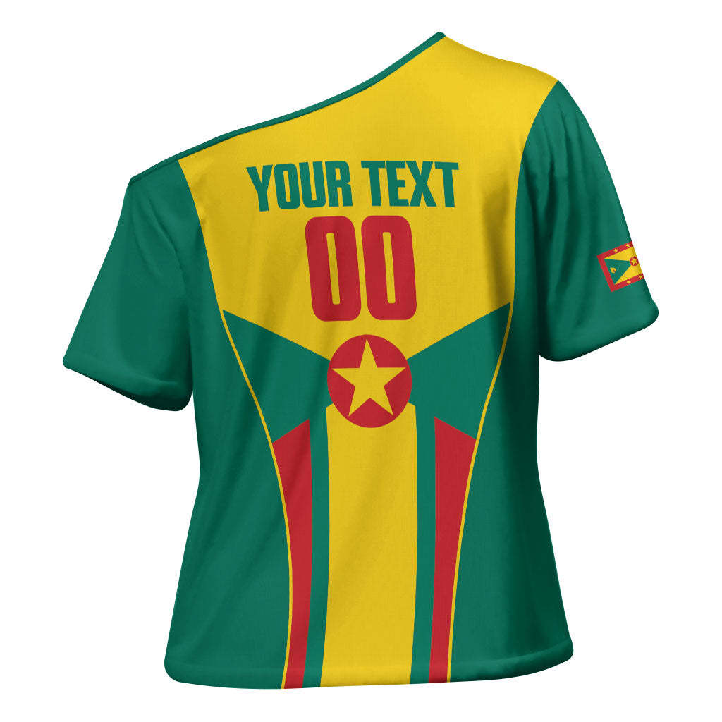 Grenada Basketball Custom Cross Shoulder Shirt Go Island of Spice